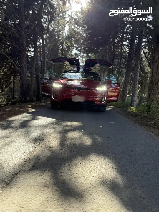 Tesla model X dual motors-long range plus    2020 تسلا X موديل 2020 بطاريه اكبر حجم  قابله للبدل
