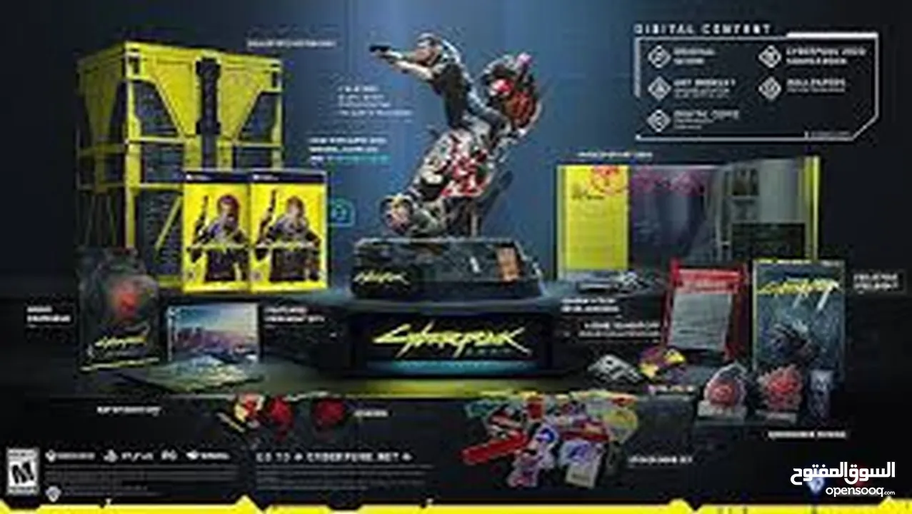 Cyberpunk 2077 collector’s edition new in box *NO GAME* لعبه سايبر بنك