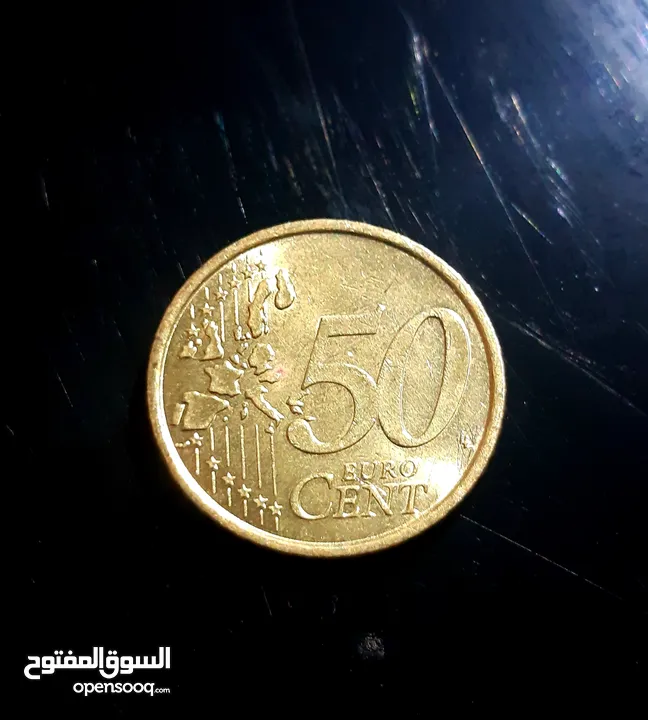 50سنت يورو إيطالي قطعه نادره