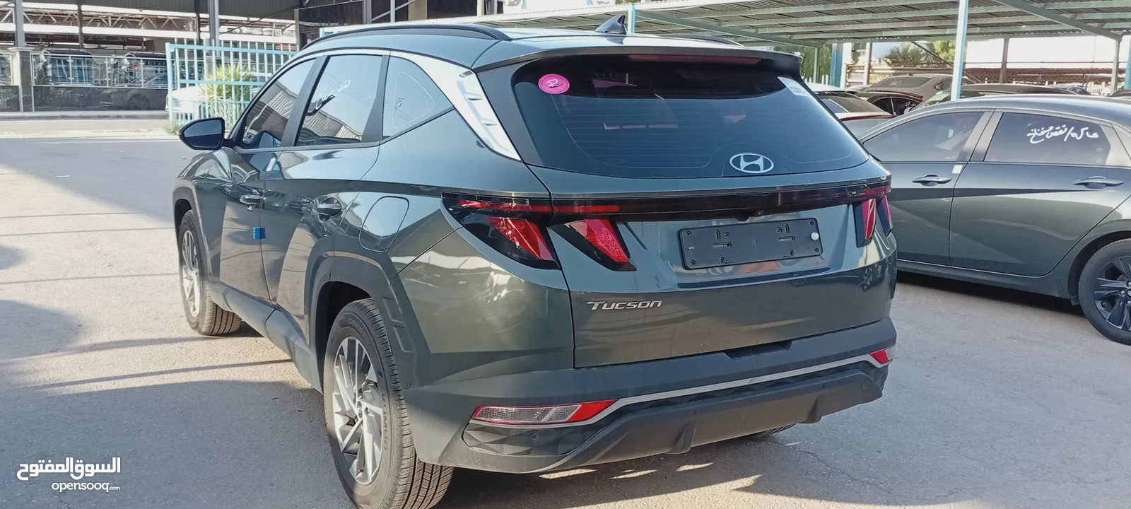 Hyundai Tucson hybrid 2021  هيونداي توسان هايبرد 2021  . وارد كوريا الجنوبية  . فحص 7 جيد -