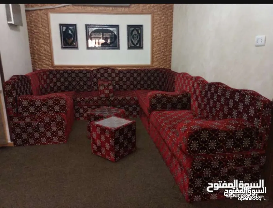 اثاث كنب حرف U جلسة عربية