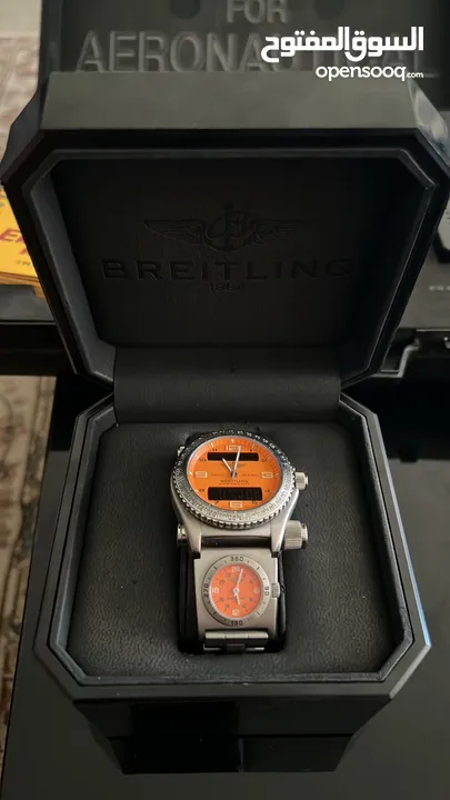 Breitling Emergency Orange with UTC
