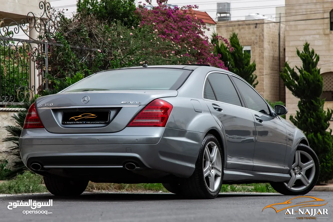 Mercedes S350 2008  السيارة وارد و بحالة الوكالة
