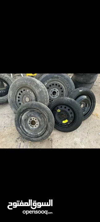 جنط 17 مع كوشوك وسبيرات أمريكي خشن