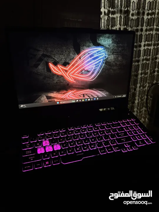 Asus Tuf f15 Rtx 3060 gaming laptop بسعر مغري ، الجيل الحادي عشر بحال الوكالة تماماً