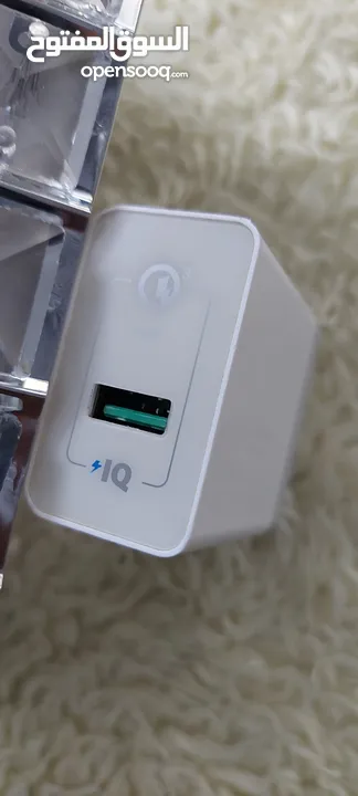 عظة شحن ANKER + شاحن سامسونج شحن سريع جدا مع وصلته الاصلية مستعملات ب حال الوكالة