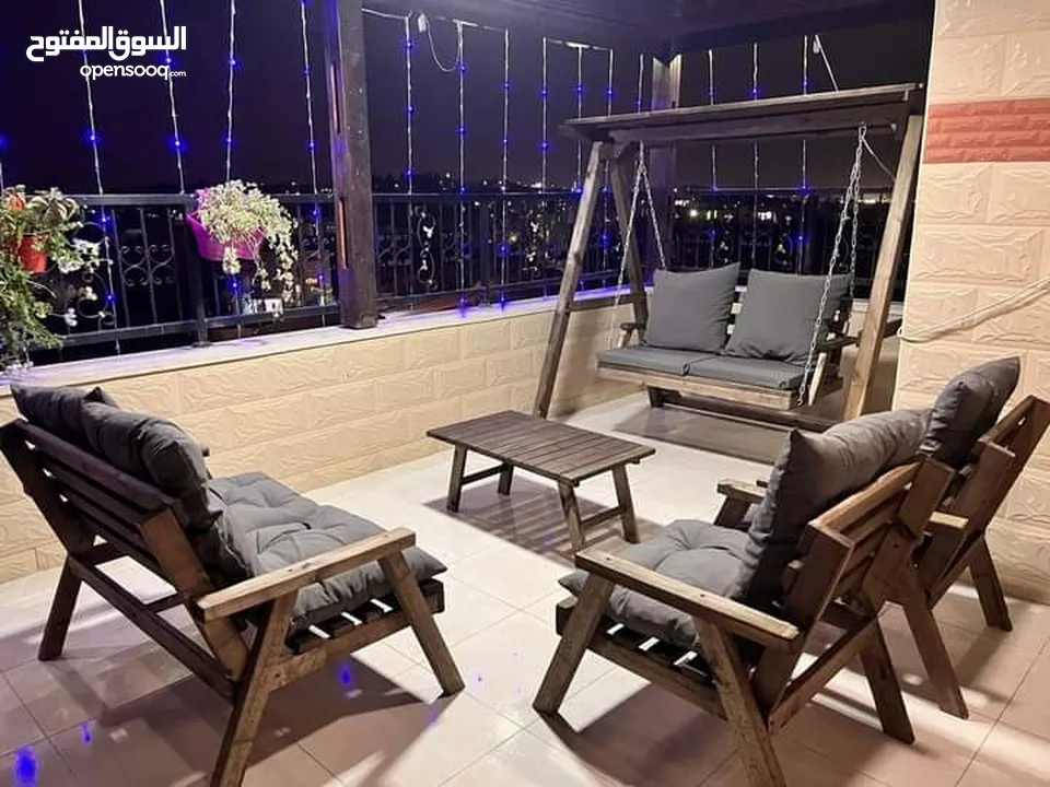 مجلس خارجي خشب سويد نخب اول