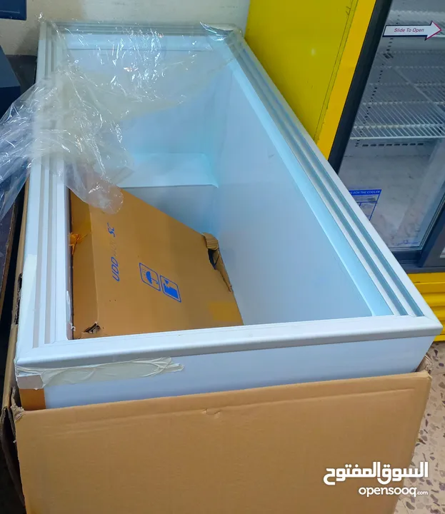 فريزر عرض تركي 400 لتر انفيرتر جديد قياس (130سم)احدث موديل مكفول سنه