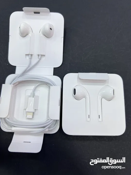 HeadSet Apple Original 100% سماعات ايفون الاصلية لاجهزة ايفون من 7 حتى  اصلي 100 الآيفون 14 برو ماكس