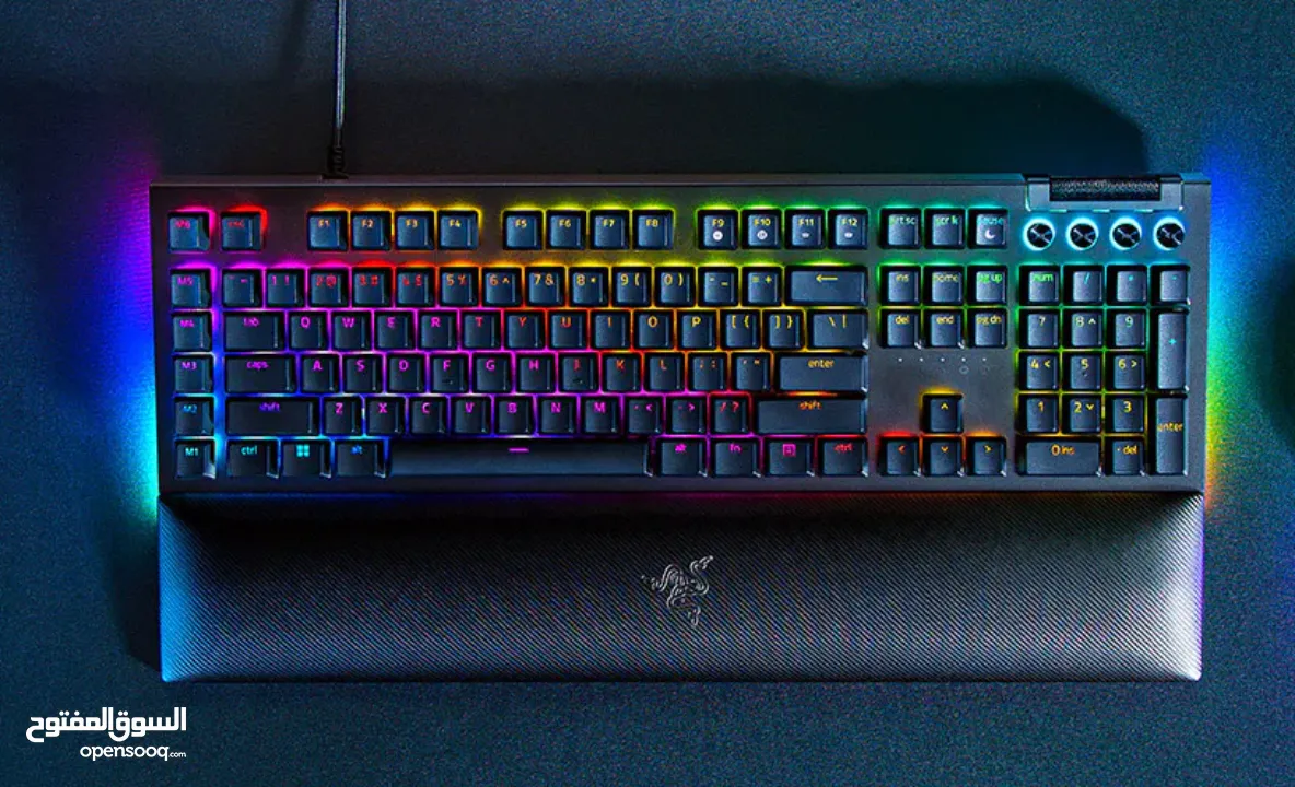كيبورد ريزر ميكانيكال إحترافي فخم جداً بنصف السعر