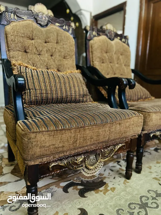 طقم كنب 7 مقاعد للبيع بسعر حرق جدا
