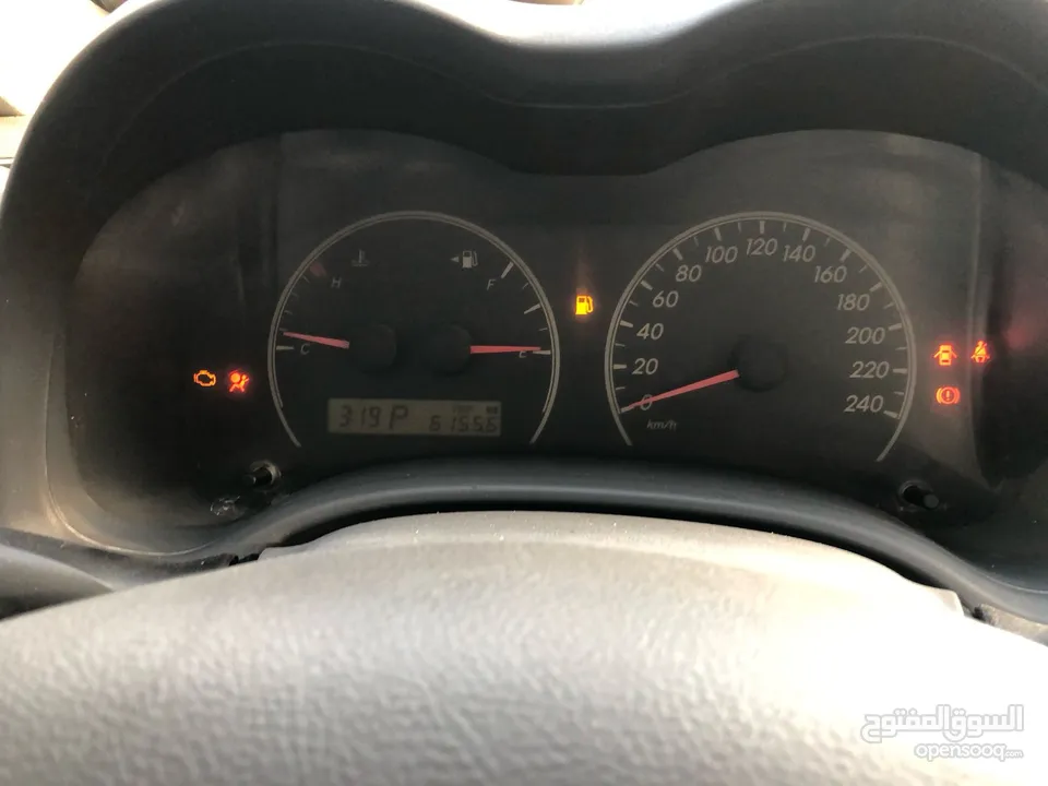 تويوتا كورولا 1.6L 2009  خليجي  سيارة في قمة النظافة وجاهزه للتسجيل