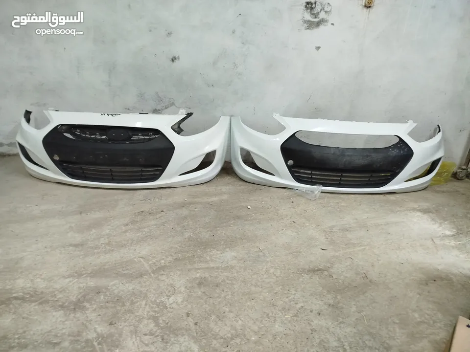 قطع اكسنت 2014 اضوية امامي 500 شيكل وخلفي 500 شيكل وطبونيين ب 500 شيكل