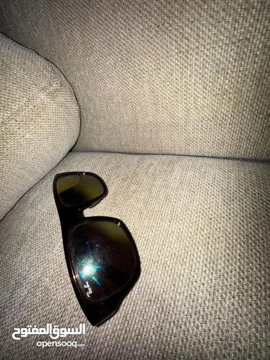 نظارات ray ban  شمسية حبتين الحبة