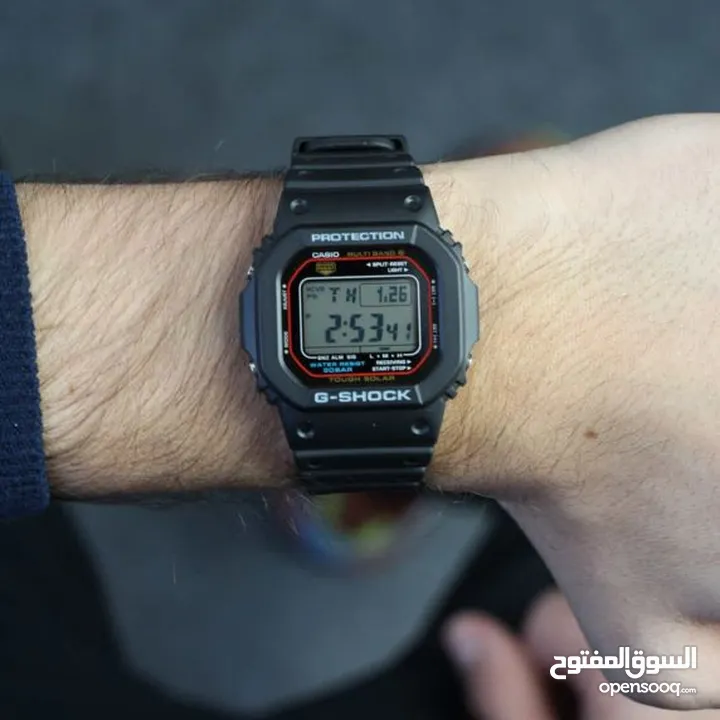 Casio GW-M5610U G-Shock ساعة كاسيو جي شوك اصلية جديدة غير مستعملة تعمل على الطاقة الشمسية