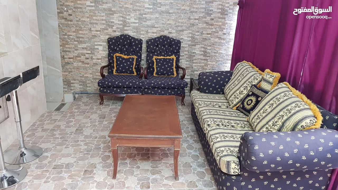 شقة مفروشة 2 نوم للايجار في طريق المطار مجاور دوار الشوابكه