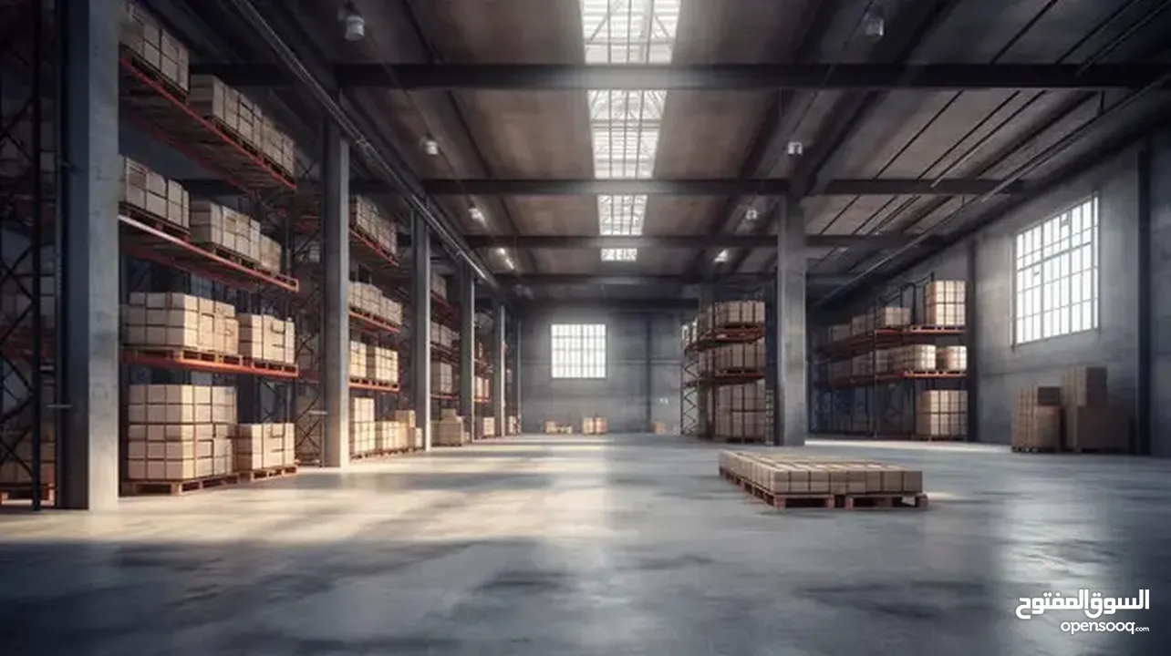 للإيجار فى أمغرة مخزن ( هنجر ) مساحة 1000 متر  For Rent in Amghara Warehouse (Hangar) of 1,000 sqm