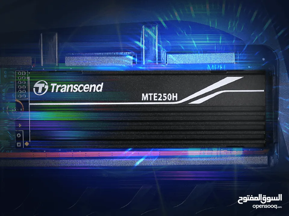 هارديسك داخلي مساحة 1 تيرا بايت نوع : M.2 NVMe ترانسيند Trancsend MTE250H 1TB