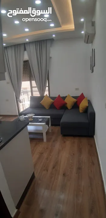 A luxury furnished studio for rent in the Prince Rashid suburb area, near Mecca Mall