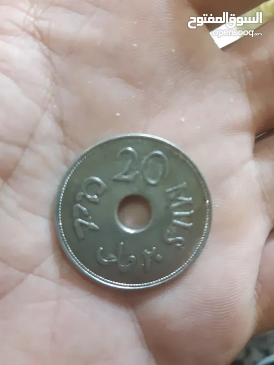 عمله من النحاس والنيكل فلسطينيه نادرة 1927