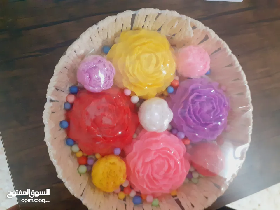 صابون طبيعي  صناعة منزلية شمع معطر