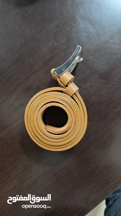 Natural Leather Men’s Belt