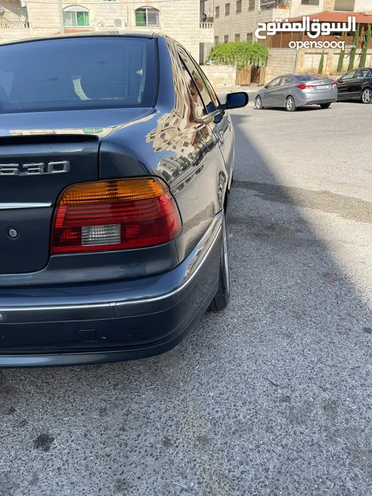 بي ام  e39 دب 520i موديل 1999 اصلي فحص كامل ثاني مالك في الاردن  قابل للفحص في داخل الشركة