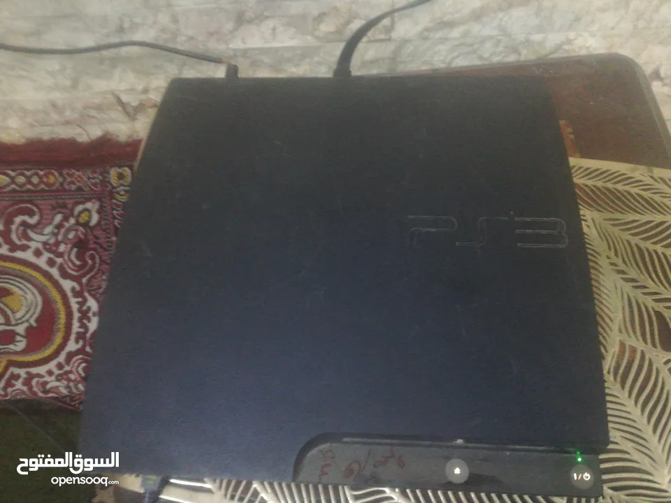 PS3 SLIM بي اكثر من 50 لعبه هاردين وايا كامل ملحقاته مستعمل  وللستفسار الاتصال على الرقم