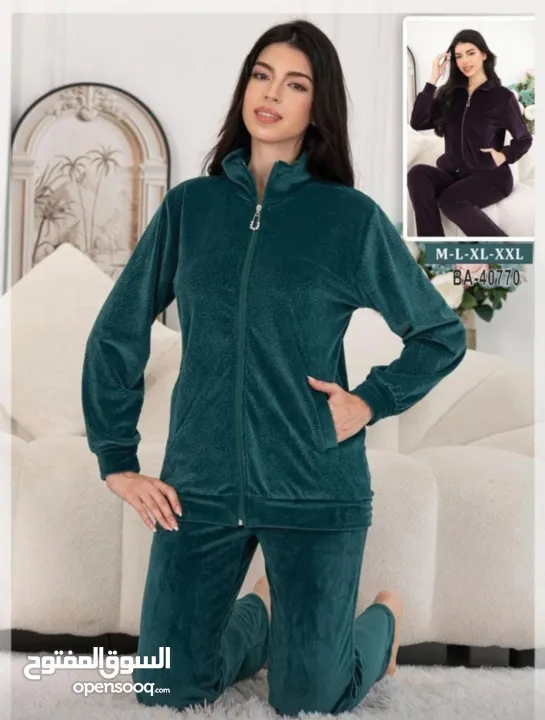 بيجامات شتوية بخامة ثقيلة ومكفولة باسعار تناسب الجميع