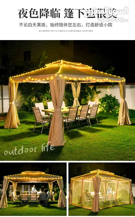 tent Outdoor sunshade canopy large advertising parasol stall Roman tent courtyard garden pavilion