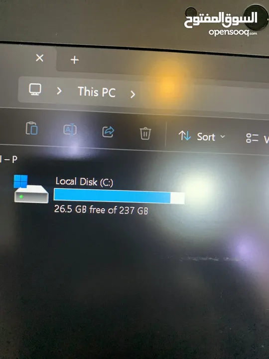 لابتوب اش بي (hp) مستعمل بحالة الوكالة المعلومات موضحة بالصورة الجهاز فل نظافة