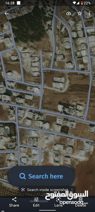 أرض للبيع في بلعاس503م بجوار الفلل والطبيعة الخضراء منتظمة الشكل مستوية