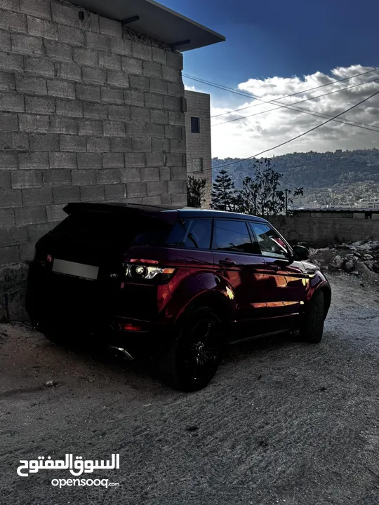 رينج روفر ايفوك نبيذي للبيع كاش او نص نص