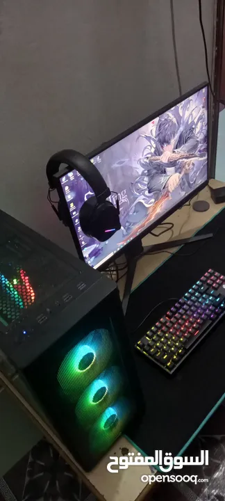 بيسي GEORCE RTX وا شاشة وا اكسسوارات