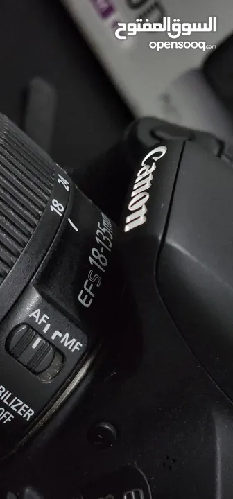 كاميرا كانون 800D مستعمله نظيفه جدا واستخدام بسيط