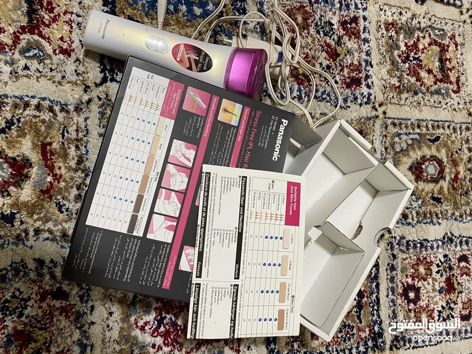 جهاز ليزر باناسونك panasonic لازالة شعر الجسم فقط (بدون الوجه)