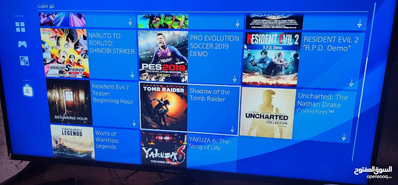 حساب PS4 يحتوي على مجموعة من الألعاب للبيع