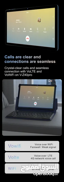 VIKUSHA Tablet V-Z40Pro تابلت فيكوشا 128جيجا 4 رام جديد مكفول سنتين