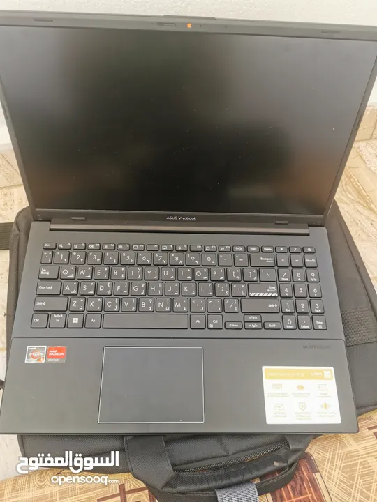 لابتوب ايسوس فيفوبوك جو 14/15 ASUS Vivobook Go معاه كرتون استعمال خفيف جهاز ممتاز ونظيف