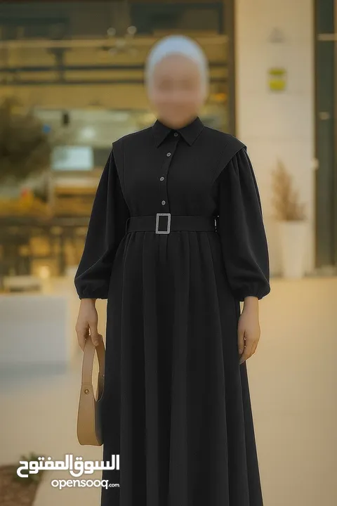 هالمـوديـل حكـايـة وروايـة....  فستـان كُـم بـف دبـل كلـوش فـري سـايـز