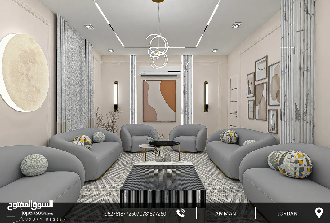مهندس ديكور وعمارة للتقديم خدمات هندسة التصميم الداخلي والمعماري والتنفيذ والإشراف لكافة المشاريع