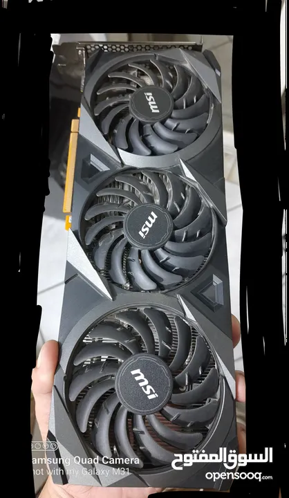 Msi GEFORCE RTX 3060TI VENTUS3X 8GB OC [ CLEAN , NO BOX ]  ONLY SERIOUS BUYERS