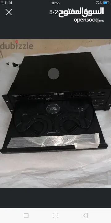 5. DVD changer.  مشغل 5 دي في دي ماركة دينون ياباني اصلي جديد بالكرتونة