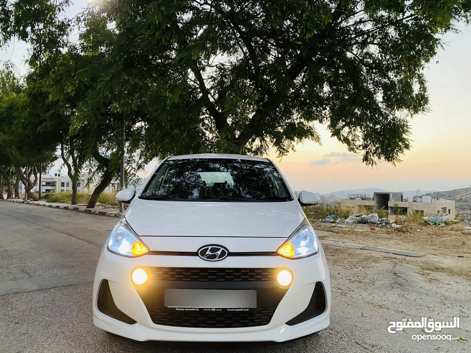 هونداي i10 فل اوتماتك 2019  ماتور 1250 بوضعية الشركة الله يبارك لصاحب النصيب..