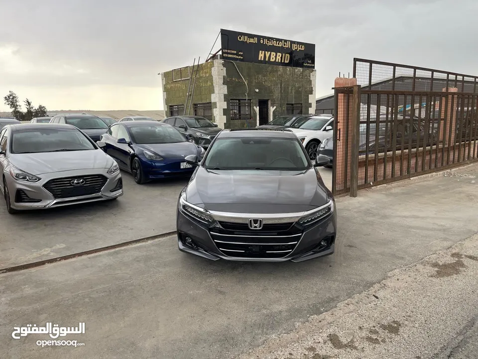 هوندا اكورد 2021 فل كامل فحص كامل بحاله الوكاله