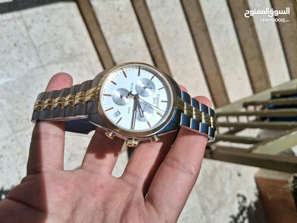 Tissot PR100 Original   جديدة بجلاتين مع أوراقها