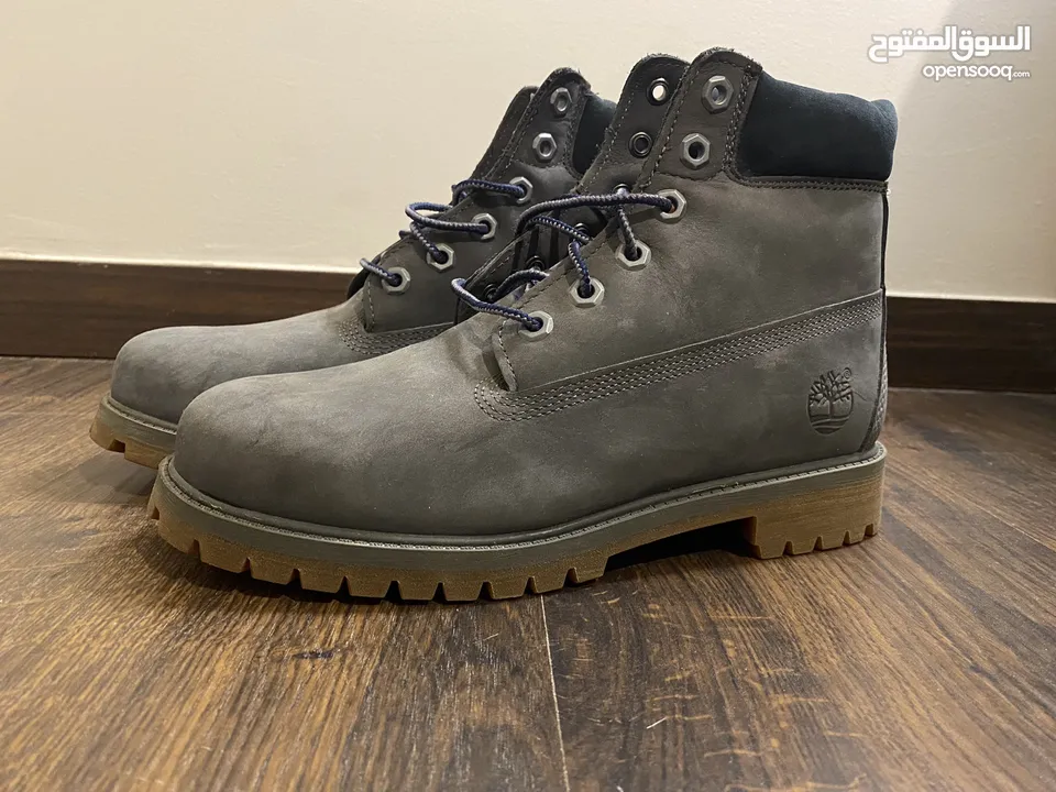 New Grey Timberland Boots