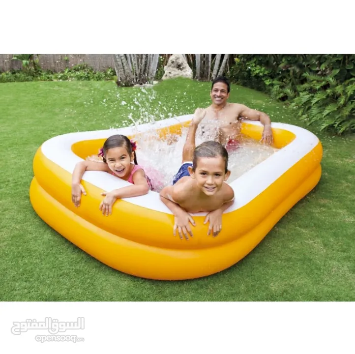 Intex Family Size pool never used - مسبح انتكس العائلي غير مستخدم للبيع بداعي السفر