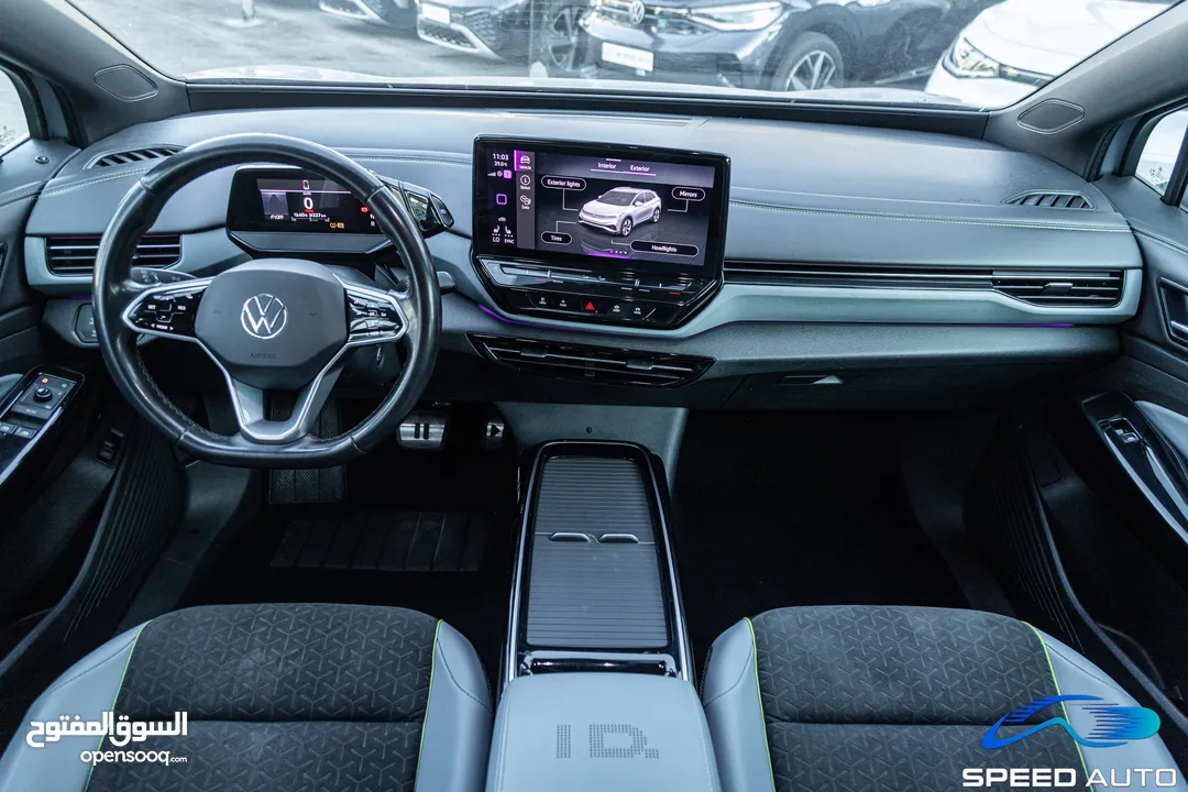 Volkswagen ID.4 X Pro 2022  السيارة مميزة جدا و بحالة ممتازة جدا    السيارة تقطع 570 كم بالشحنة