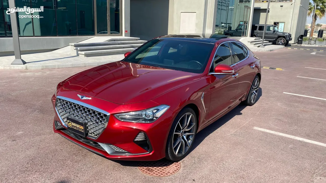 للبيع Genesis G70 موديل 2018 مالك اول من الوكالة بدون حوادث